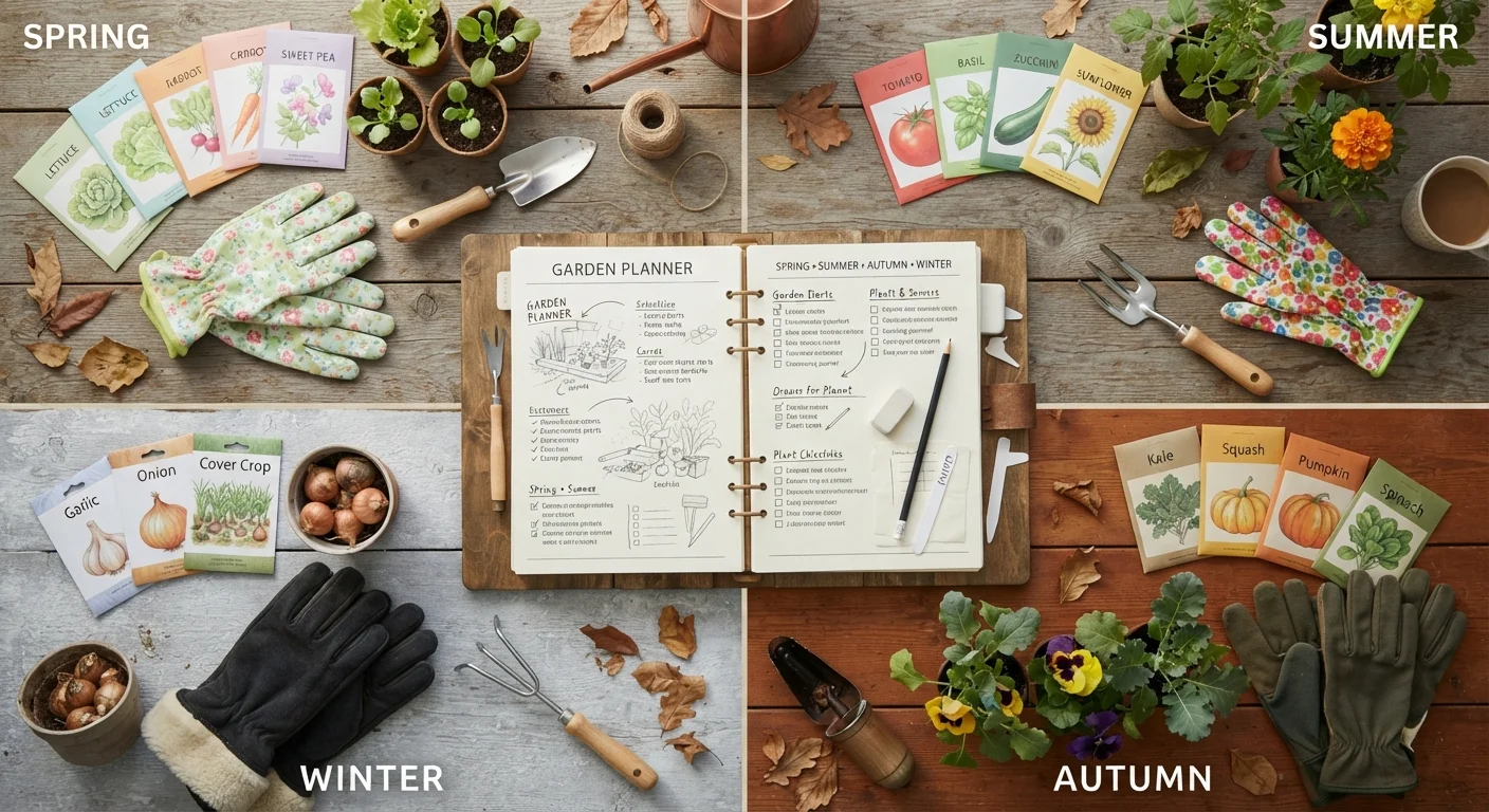 A Seasonal Garden Calendar for Complete Beginners