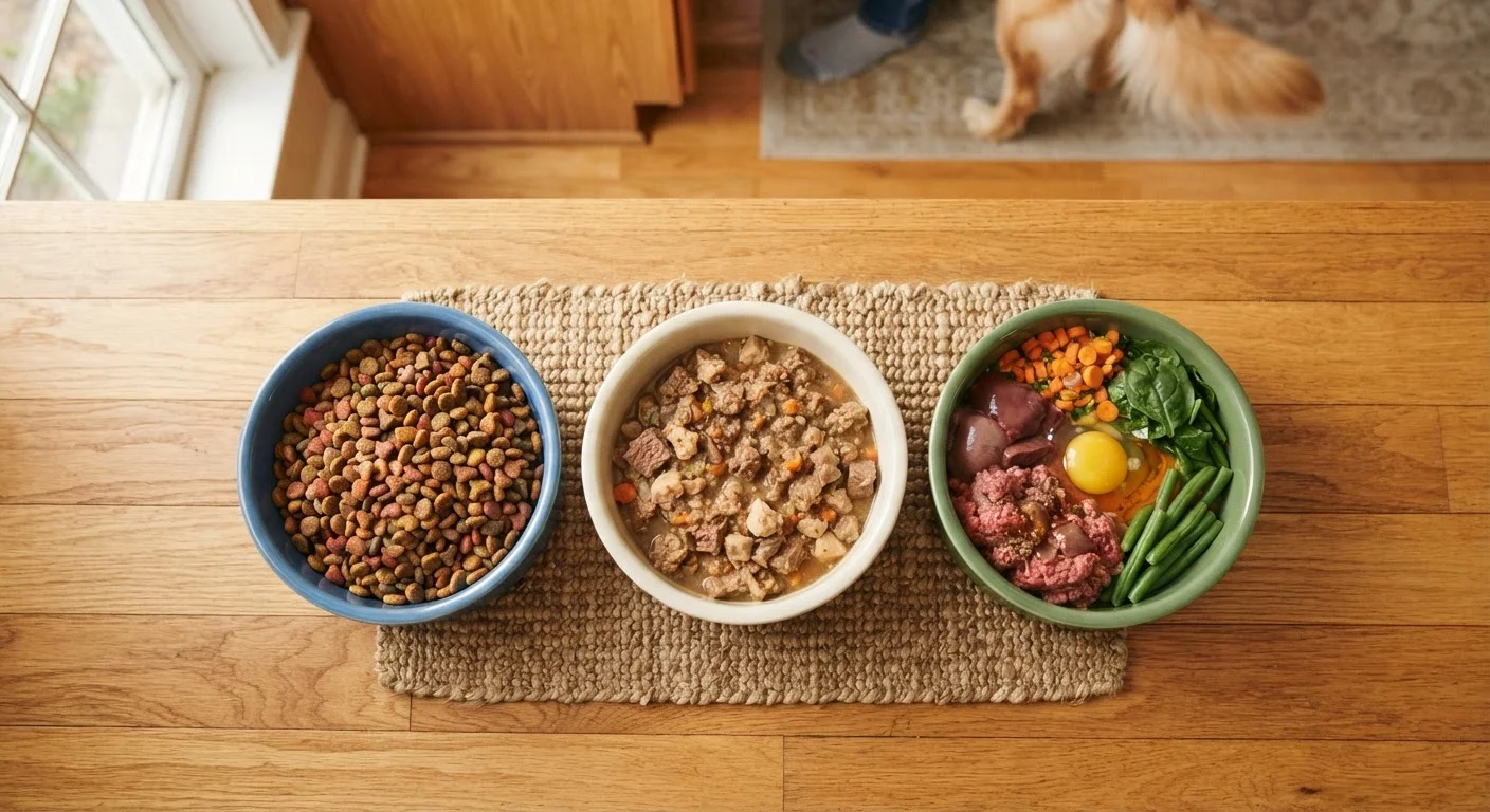 Dry Food, Wet Food, or Raw: Sorting Out Dog Feeding Options