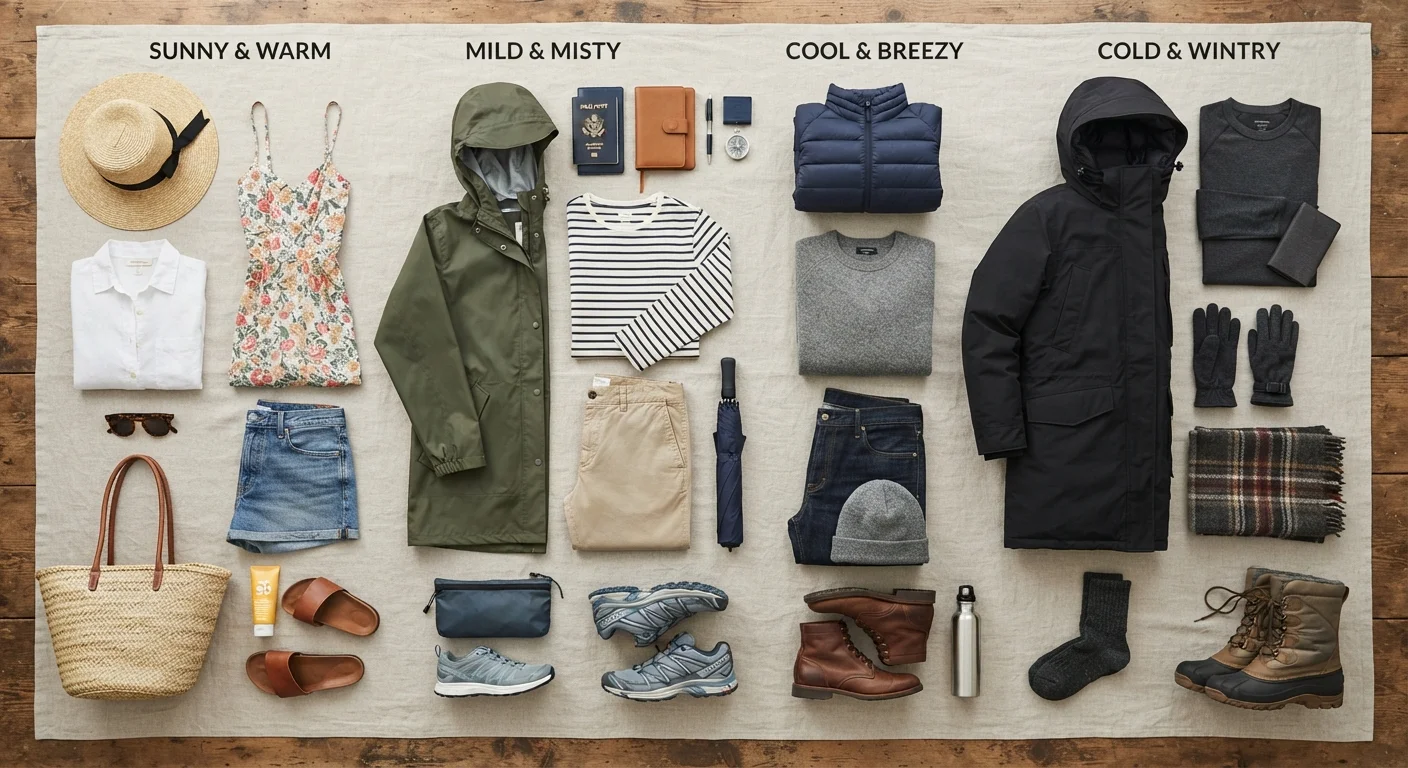 How Different Climates Affect What You Should Pack