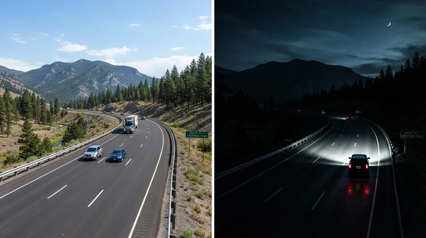 Night Driving vs. Daytime Driving: How Your Risk Profile Changes