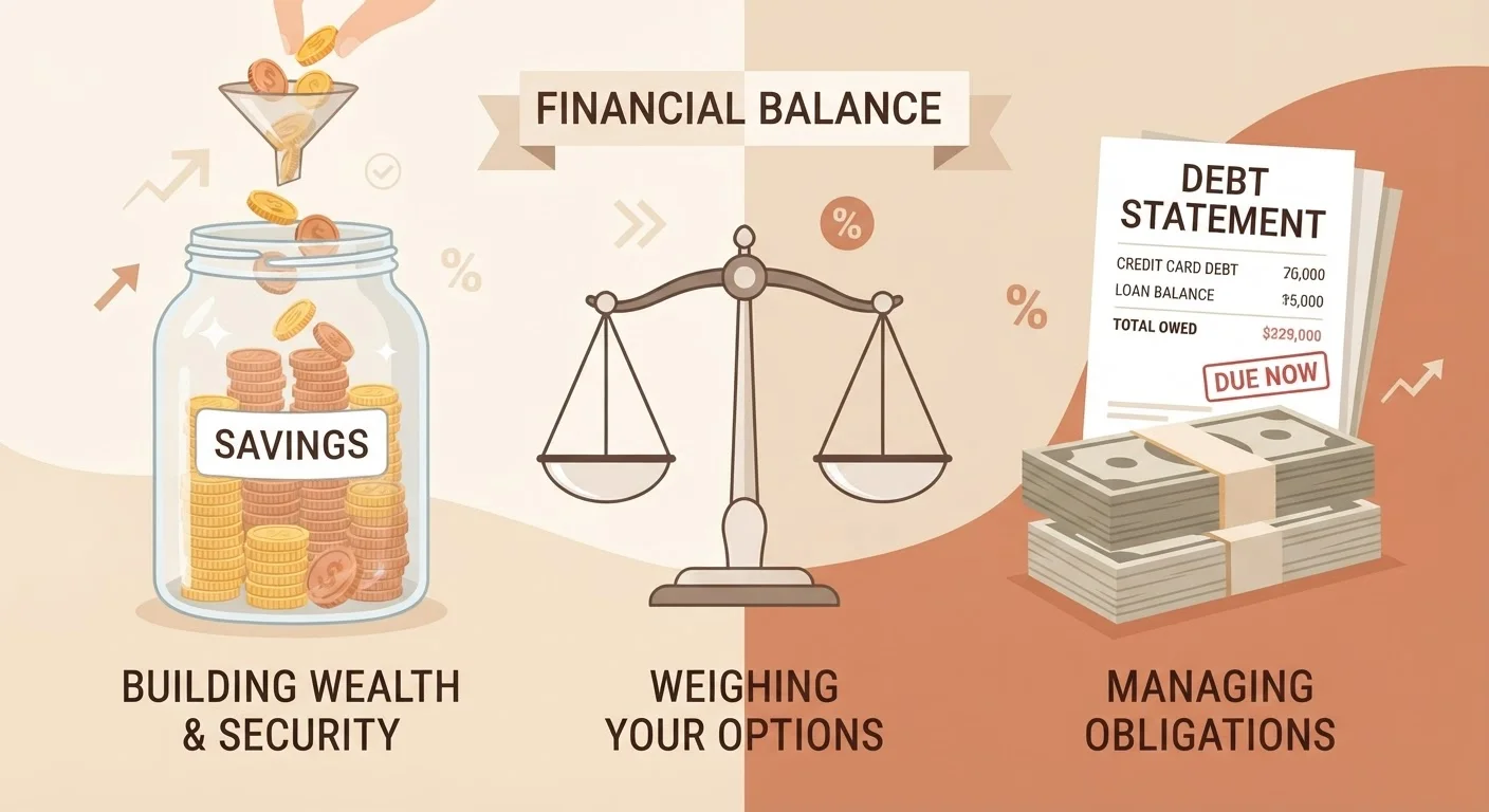 Saving vs. Paying Off Debt: Which Should Come First?