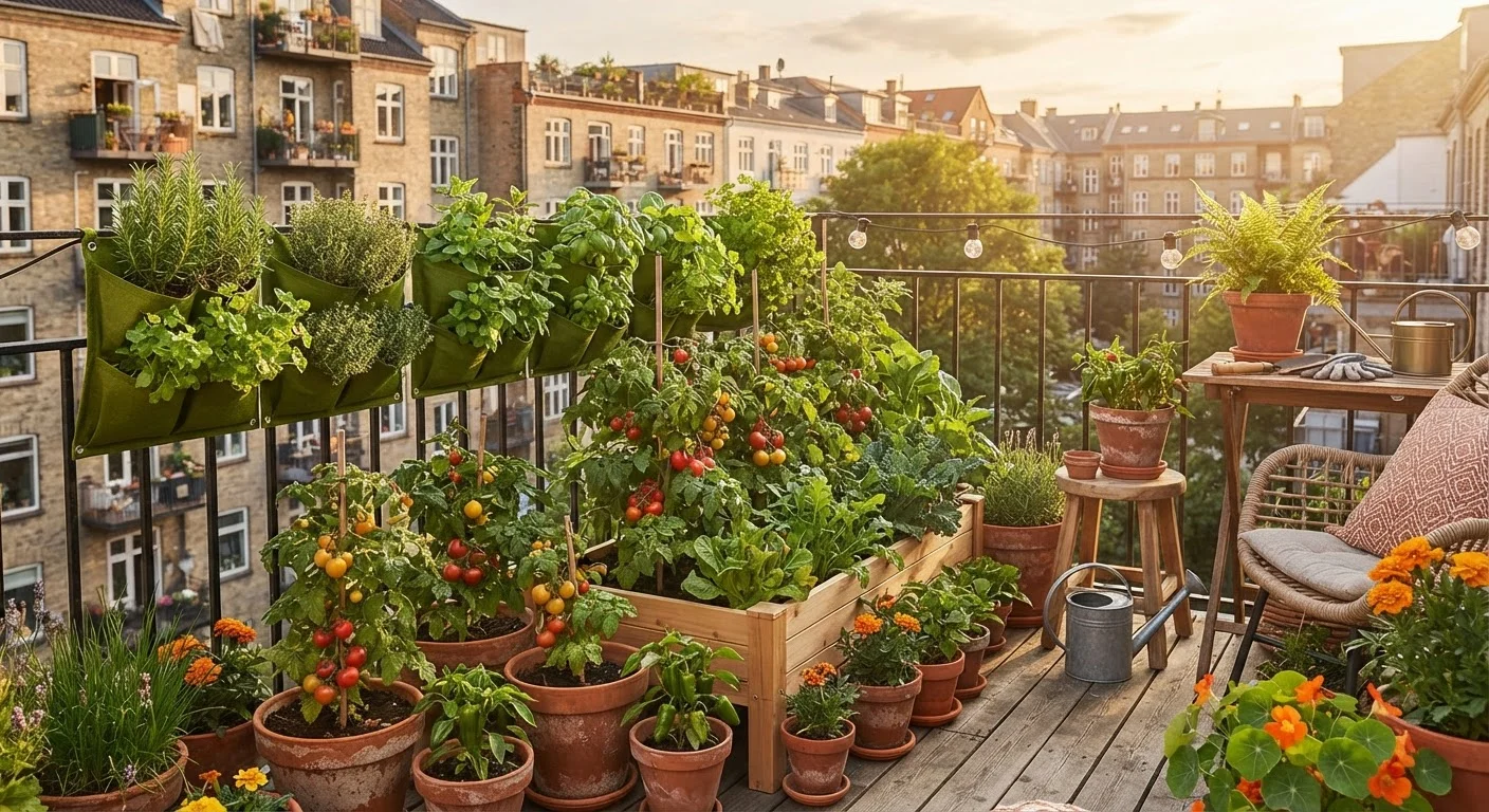The Small-Space Vegetable Garden: Balconies, Patios, and Narrow Beds
