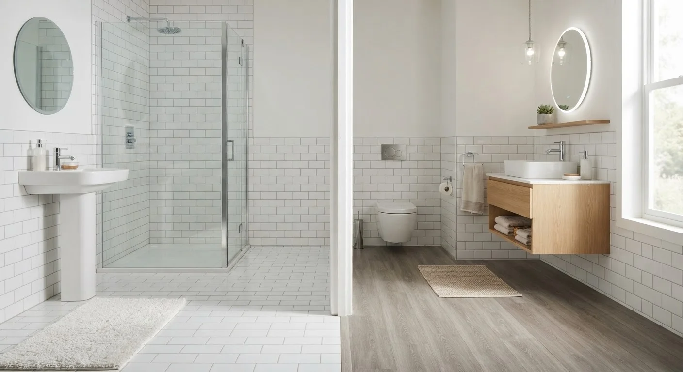 Tile Flooring vs. Luxury Vinyl Plank: Which Works Better in Wet Rooms?