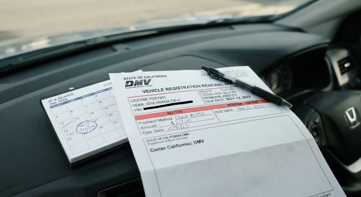 What to Do When Your Vehicle Registration Is About to Expire