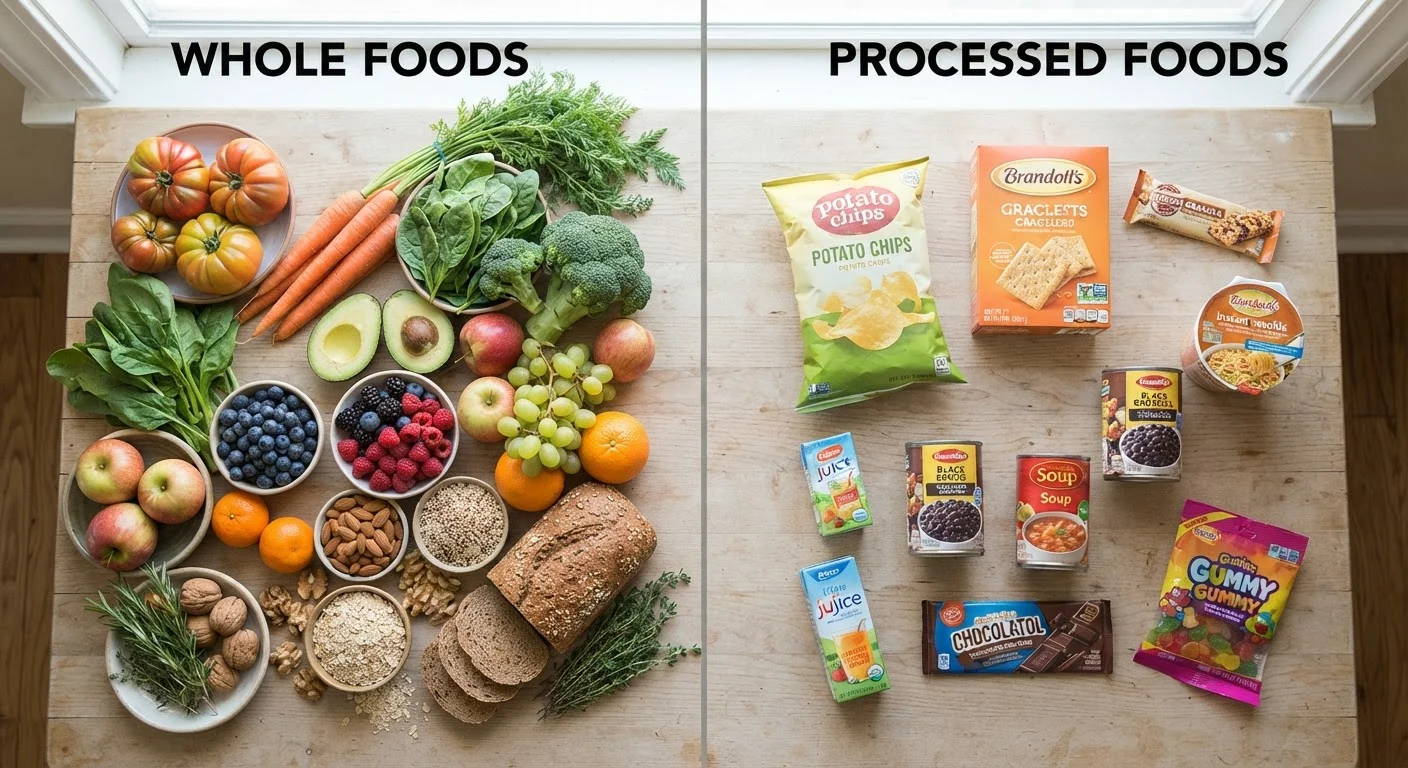 Whole Foods vs. Processed Foods: What the Difference Really Means